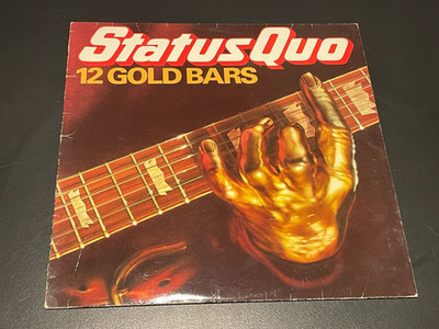 Status Quo - 12 Gold Bars - Vinyl Record LP Album - 1980 Phonogram QUO TV 1