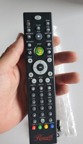 Rosewill Remote Control RRC-126 Windows Media Center- "Batteries Included" - Picture 2 of 3