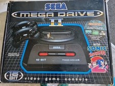 Sega Mega Drive 2 Retro Console with 2 Official Controllers Boxed Manuals Game