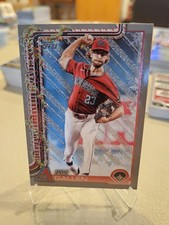 2025 Topps Holiday - Zac Gallen #H131 Holiday Silver Glitter Diamondbacks