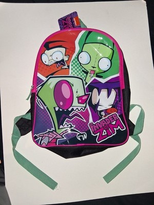 Invader Zim backpack NICKOLODEON VIACOM INTERNATIONAL 2024 READ MEASUREMENTS 