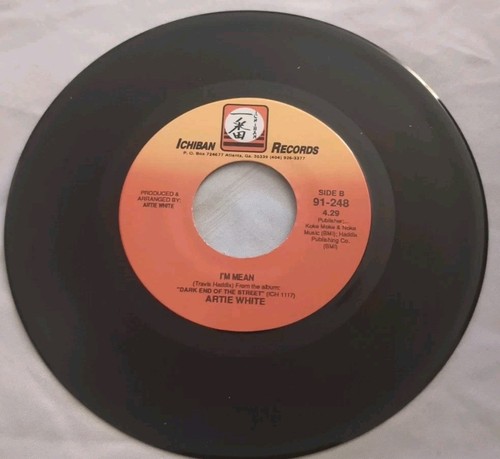 Artie White Tore Up / I'm Mean 7" 45 RPM Ichiban 91-248 1991 NM - Picture 3 of 4