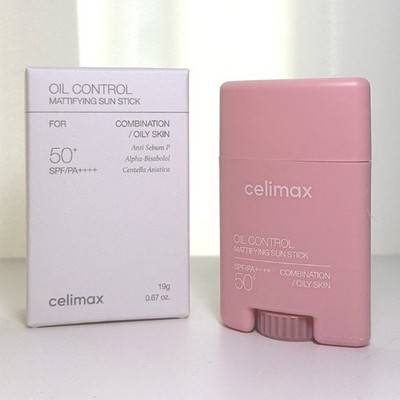 CELIMAX Oil Control Mattifying Sun Stick 19g SPF50+ PA++++ KOREAN UV Protection
