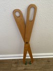 VTG Antique Laundry Oversized Wooden Tong Style Holder/ Grabber from the 1930's — photo 3