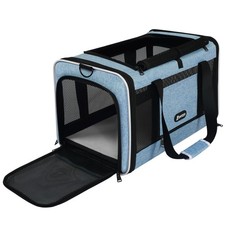 GAPZER Cat Carrier 18 x 11 x 11 Top Loading Soft Pet Travel Bag Over 15lbs ...