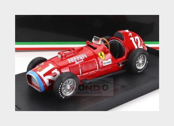 1:43 Brumm Ferrari F1 375 Indianapolis #12 1952 A.Ascari Red R126 Modellbau-image