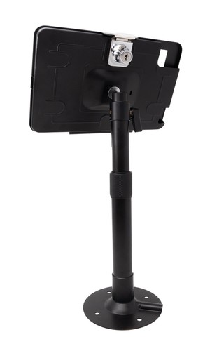 Table Stand 360° Lockable Holder For iPad Mini 6 (2021) In Black - Picture 3 of 4