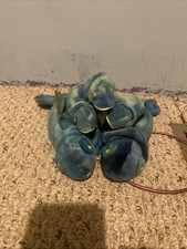 Beanie Babies TY “Iggy” Y “Rainbow” con 3 Camaleones Bebé Adolescente SIN ETIQUETAS