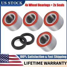 4 Wheel Bearings + Seals For Can-Am Renegade/Commander/Maverick 1000 850 800 570