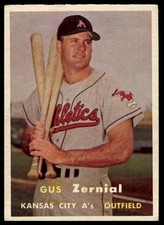 1957 Topps #253 Gus Zernial