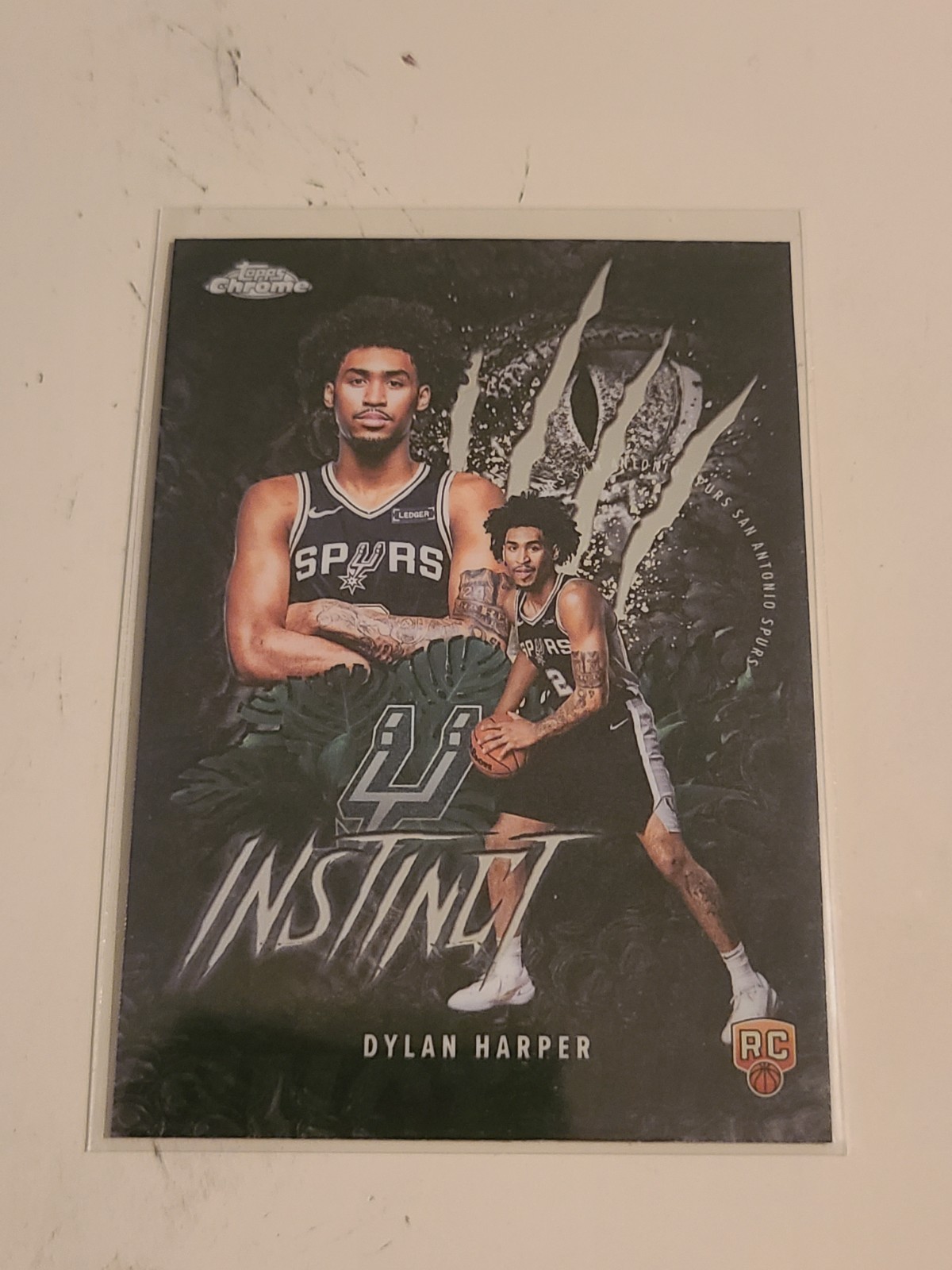 Dylan Harper Rookie 2025-26 Topps Chrome Instinct Insert #INS-12 RC Spurs