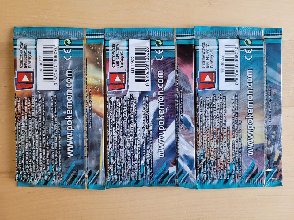 B&W Plasma Freeze 2012 - 3 x Booster Packs Factory Sealed - Image 2 of 4