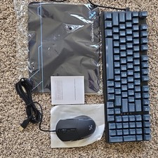 TAIAHIRO KB6301 Illuminated Mechanical USB Keyboard  Mouse Black/Blue