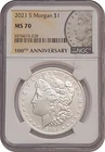 2021-S Morgan Silver Dollar Coin San Francisco Mint NGC MS70