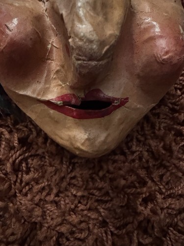 Rare 1920s-1930’s Vintage Halloween Antique German Halloween Mask - Bild 4 von 5