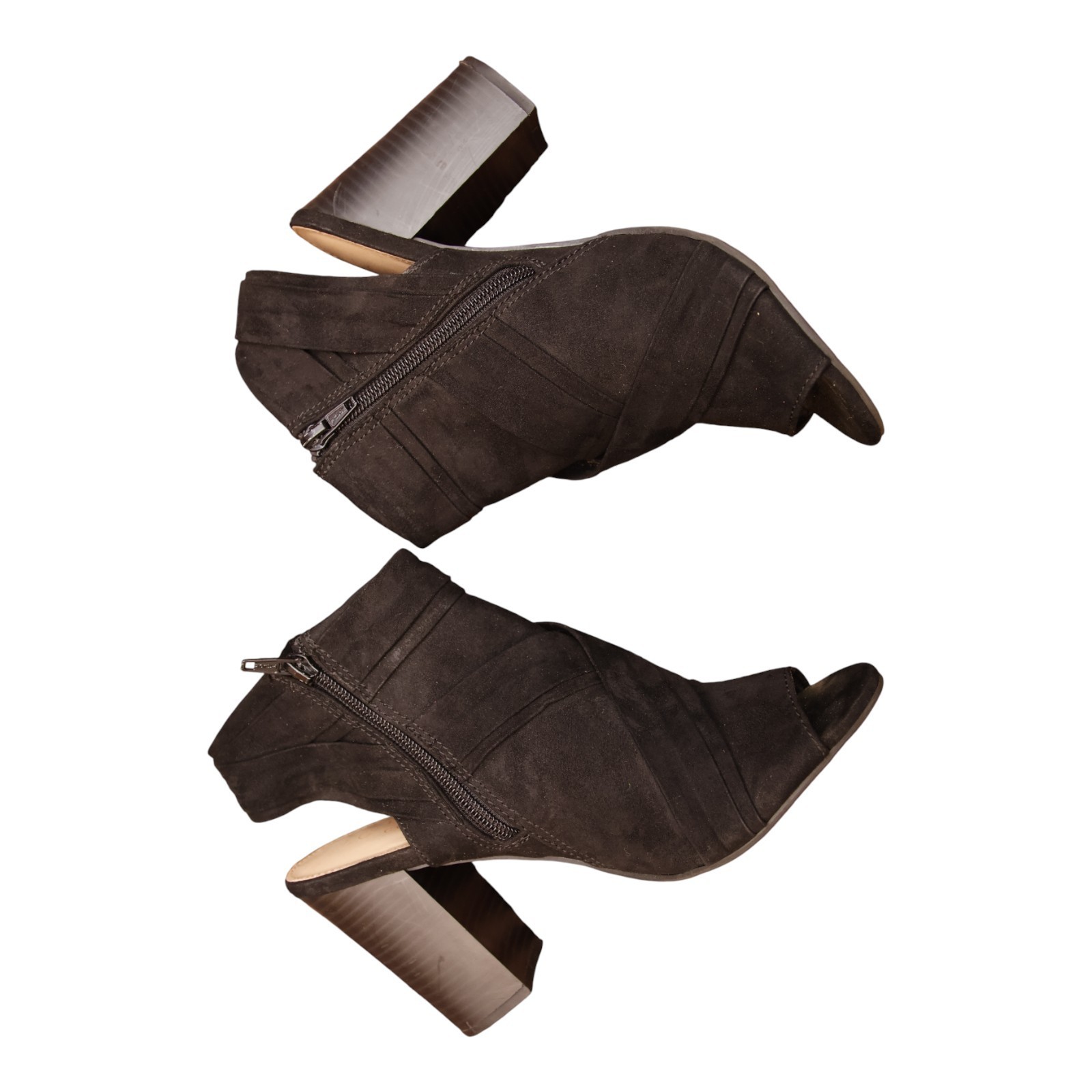 Universal Thread Womens Black Open Toe Ankle Boot… - image 5