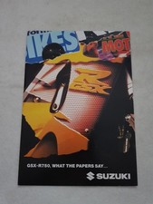 SUZUKI GSXR750 Motorcycle Sales Brochure FEB 1996 #MB311