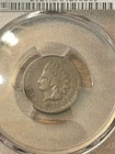 PCGS VG8 1877  INDIAN HEAD CENT KEY DATE VERY NICE