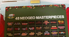 SNK Neo Geo Mini Christmas Limited Edition Console Red With Box New Unopened