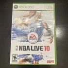 NBA Live 10 (Microsoft Xbox 360, 2009) Complete W/ Manual CIB