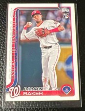 2025 Darren Bake RC Card # WSH-8