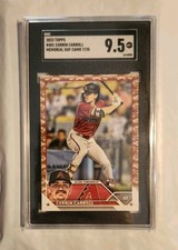 2023 Topps CORBIN CARROLL RC /25 Memorial Day Camo Jersey # 7/25 401 Rookie