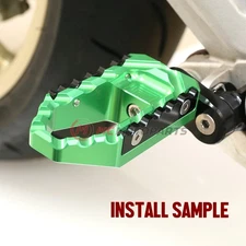 Green 1 inch Extend Front Cruise Foot Pegs For Z1000 10 11 12 13