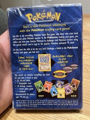 Pokémon 2 Player Starter Set 1999, Shadowless Englisch, OVP SEALED