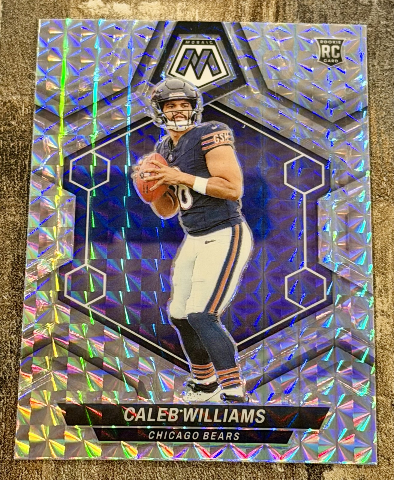 2024 Panini Mosaic - Rookies Caleb Williams #301 Mosaic Prizm (RC)