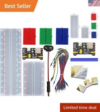 Breadboard Kit with 830-Tie-Point, 400-Tie-Point Boards, 3x170-Tie-Point Mini...