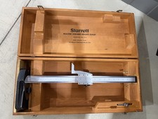 Starrett 254 Master Vernier Height Gauge HardenedStabilizedMasterBar, w/Scribe