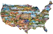 MasterPieces shaped jigsaw puzzle; National Parks of America; 1000 pcs