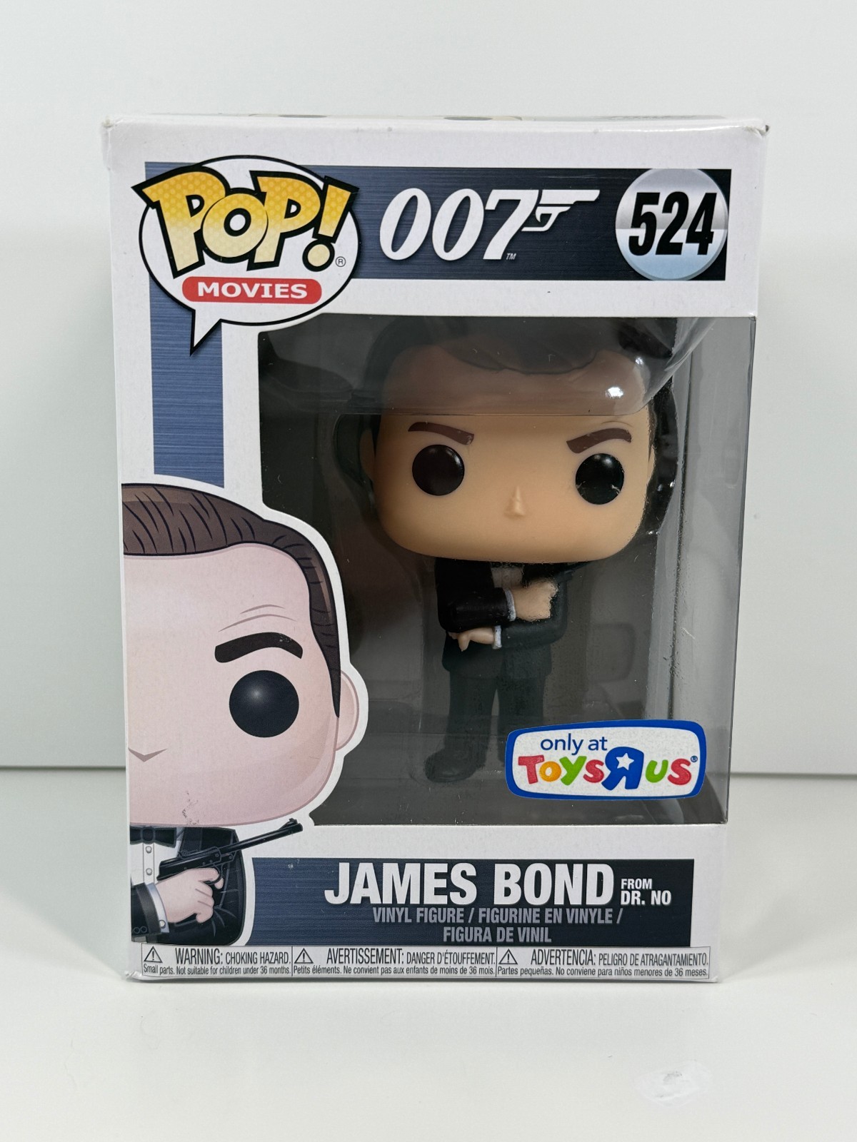 Funko Pop! Vinilo: James Bond Dr. No (Sean Connery) - Toys R Us (Exclusivo) #524