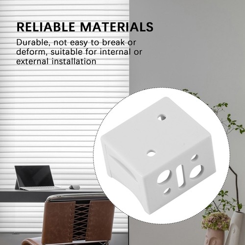 2X(1 Inch Blind Brackets White Profile Box Mounting Bracket Window Blinds9588 - Picture 5 of 8