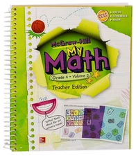 McGraw-Hill My Math, Grade 4 Volume 2, Teacher Edition, CCSS Common Core