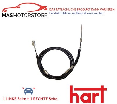 HANDBREMSSEIL BREMSSEIL PAAR HINTEN HART 260 893 2PCS H NEU OE QUALITÄT