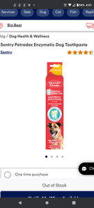petrodex dog toothpaste 2.5 oz. original formula help USED! Great! reduce tartar