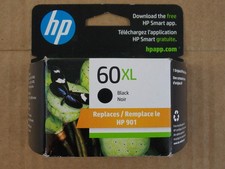 HP 60XL Black Ink High Yield Cartridge - New Sealed - EXP 08/2026