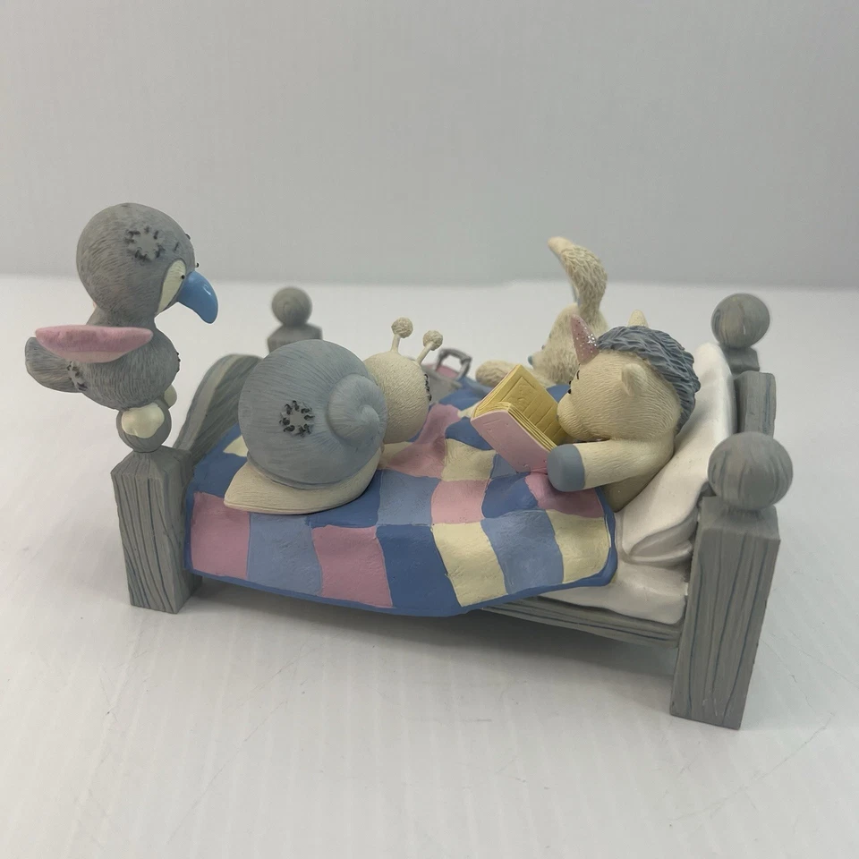 Snuggle Up – My Blue Nose Friends Figurine – Boxed & Rare – Cozy Bed Scene - image 2 of 4