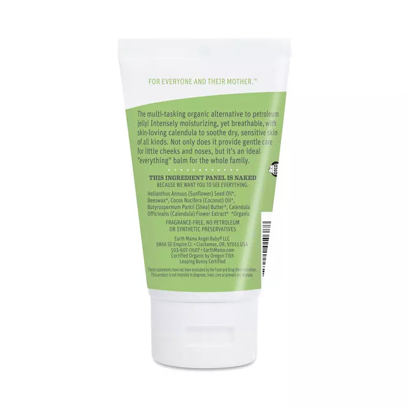 Earth Mama Organic Baby Face, Nose & Cheek Balm 2 oz (Pack of 2)