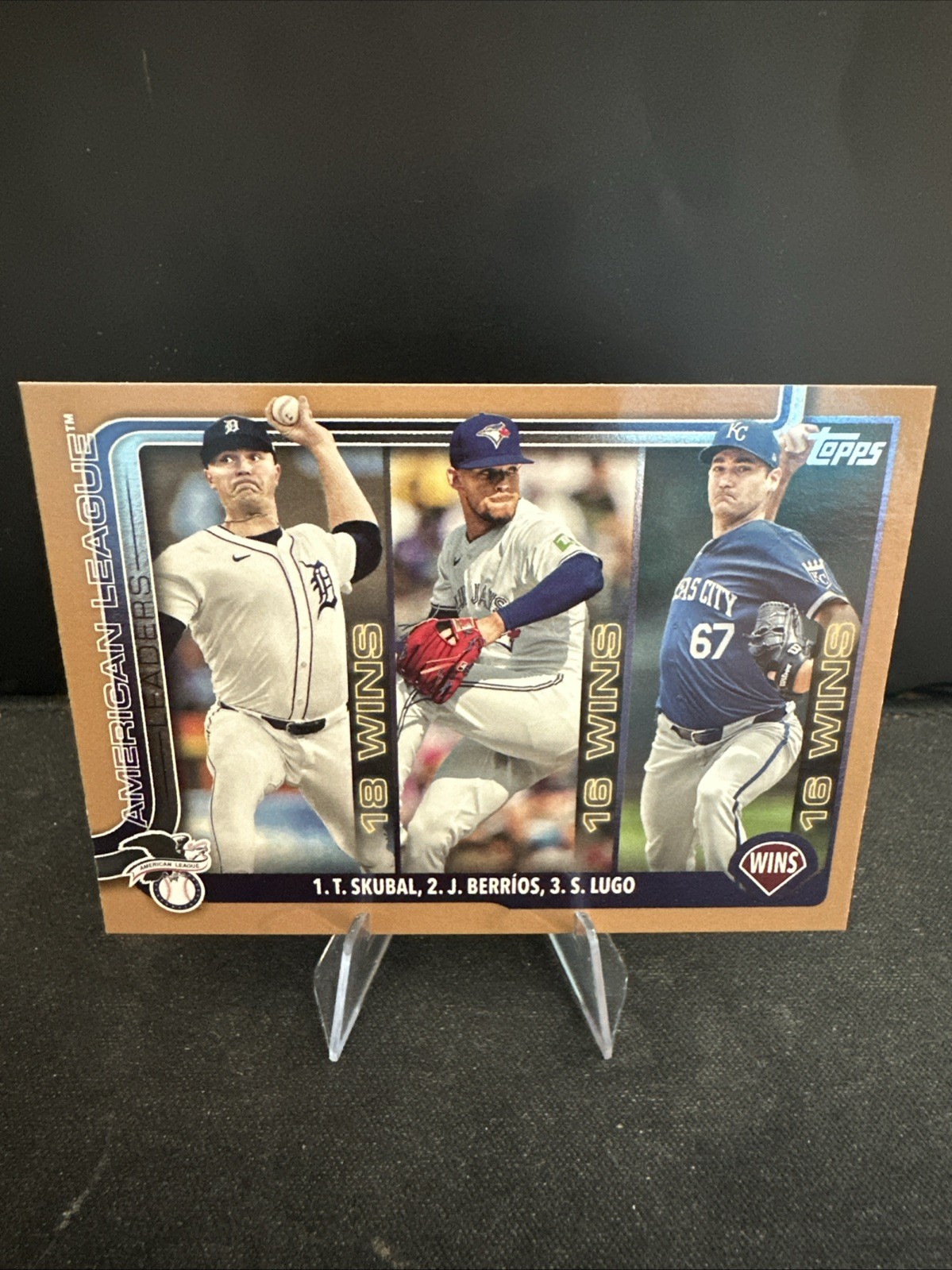 2025 Topps Series 1 - José Berríos, Tarik Skubal, Seth Lugo #151 Gold /2025