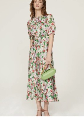 lk bennett maxi dress L K Bennett Ivory Lovette Embroidered Maxi Dress