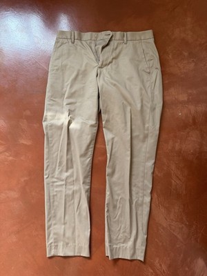 Bonobos Khaki Weekday Warrior Dress Pants 31x32 Athletic Fit