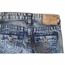 True Religion SZ 7 BOYS Distressed Bootcut Jeans