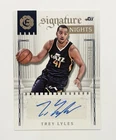 2016-17 Panini Excalibur Trey Lyles #2 Signature Knights Auto /10 Utah Jazz