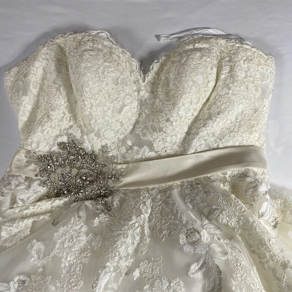 Vestido de Novia Allure Estilo Romance 3609 - Talla 14 Excelente Estado Foto 3 de 4