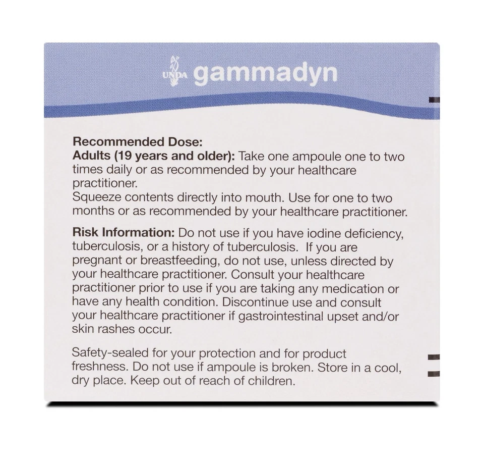 UNDA GAMMADYN Mn-Co | Suplemento manganeso-cobalto oligoelemento | 30 ampollas Foto 3 de 4