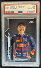 2020 Topps Chrome F1 Yuki Tsunoda Future Stars #60 PSA 10 GEM MINT