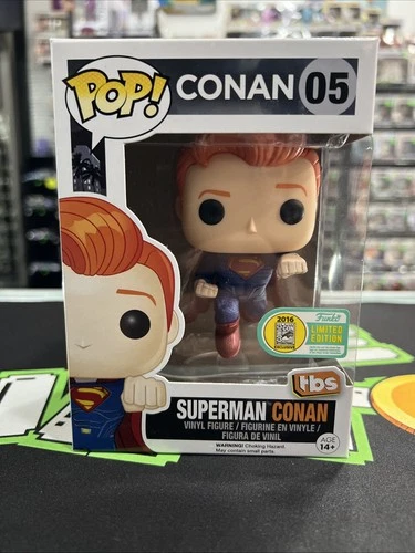 2016 SDCC Funko Pop TBS Conan 05 Superman Conan Vinyl LE Exclusive
