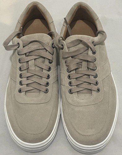 Peter Millar Vintage Suede Herren Sneaker Beige Wildleder Schuhe US 111M NEU